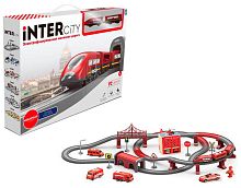 1Toy Игровой набор InterCity Megapolis железная дорога "Служба спасения"					