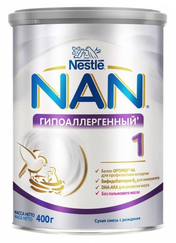 NAN 1 Optipro Гипоаллергенный  400 г