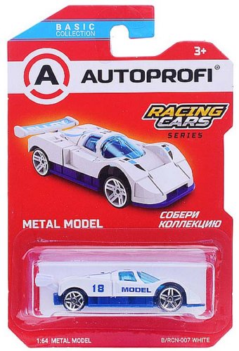 Autoprofi Машинка коллекционная Racing Cars / цвет белый