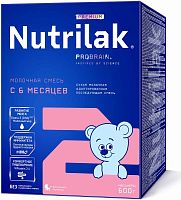 Nutrilak Молочная смесь Premium 2, с 6 месяцев, 600 г					