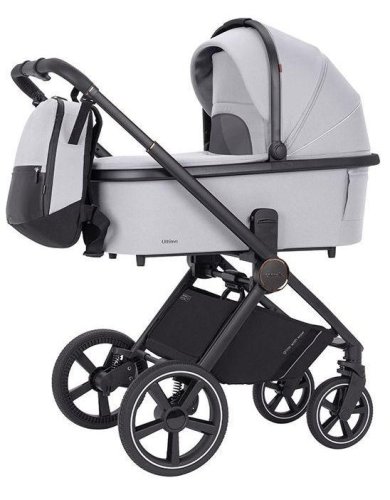 Carrello Коляска 2 в 1 Ultimo CRL-6518 / цвет Arctic Grey (светло-серый, черная рама)