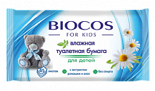 BioCos Влажная туалетная бумага для детей, уп.45					