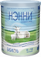 Нэнни Сухая молочная смесь Классика на козьем молоке 0-12 месяцев / 400 г					