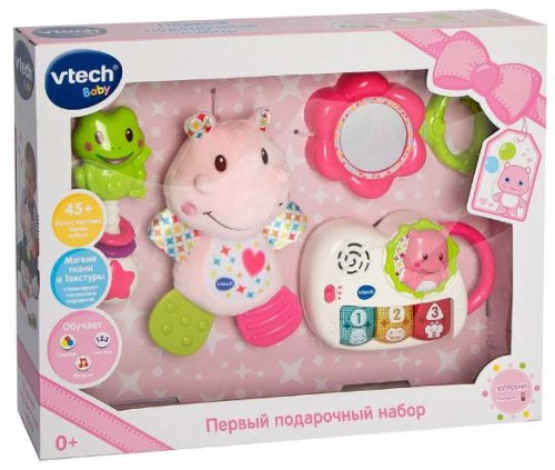 Vtech Первый подарочный набор / цвет розовый