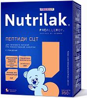 Nutrilak Специализированная смесь Пептиди Сцт, с рождения, 350 г					