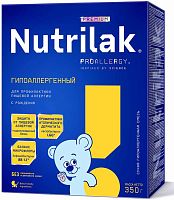 Nutrilak Смесь специализированная Premium Гипоаллергенный, с рождения, 300 г					