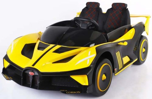 Toyland Электромобиль Bugatti sport / цвет желтый